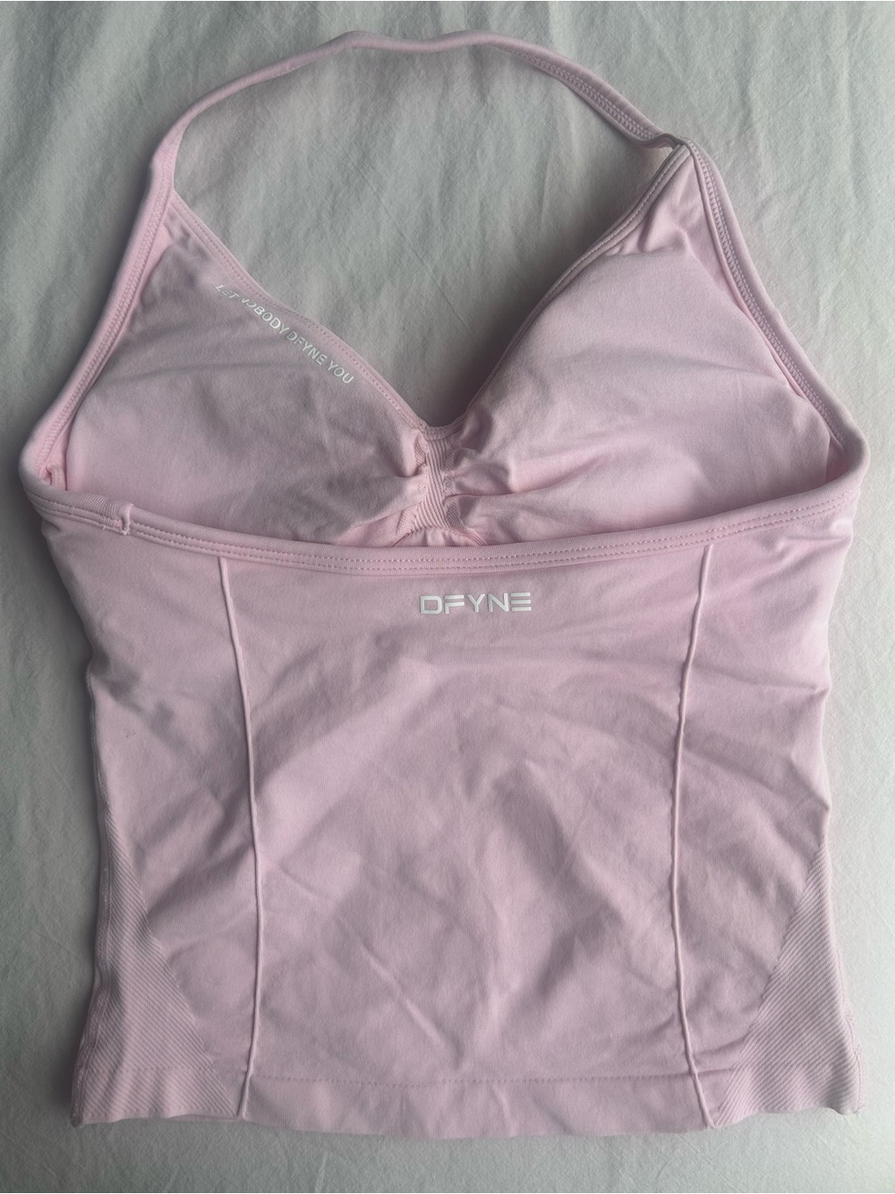 Dfyne Impact Longline Strappy Top Light Rose Pink - Small